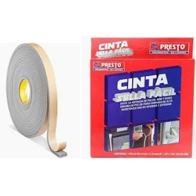 18 CINTA ESPUMA PVC SELLAFACIL 1/2 5.18m